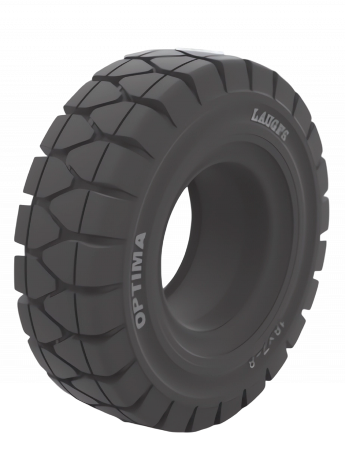 Шина цельнолитая 10.00-20 7.50" OPTIMA TR LAUGFS (с буртом)