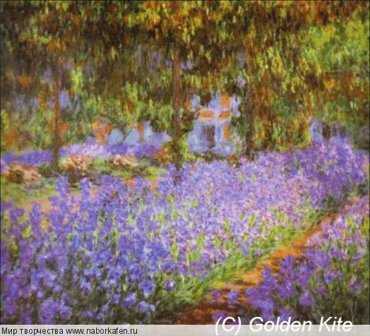 Набор для вышивания "1416 Monet's Garden, the Irises"