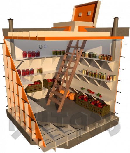 Погреб Классический 2000x1500x2100