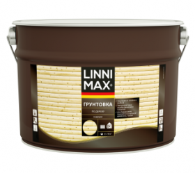 Грунтовка по Дереву Linnimax Грунтовка 9л Бесцветная для Наружных Работ / Линнимакс
