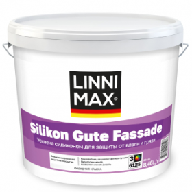 Краска Фасадная Linnimax Silikon Gute Fassade 2,5л База 1 / Линнимакс Силикон Гутэ Фассаде