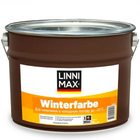 Краска Фасадная Linnimax Winterfarbe 9л База 1 / Линнимакс Винтерфарбе