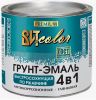 Грунт-эмаль по Ржавчине 4 в 1 Вит Color 0.8кг Светло-Серая, Быстросохнущая, для внутренних и наружных работ.