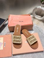 Шлепанцы MIU MIU Premium