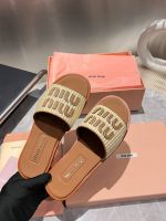 Шлепанцы MIU MIU Premium