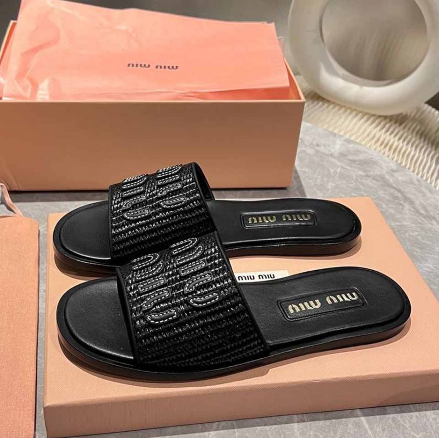Шлепанцы MIU MIU Premium