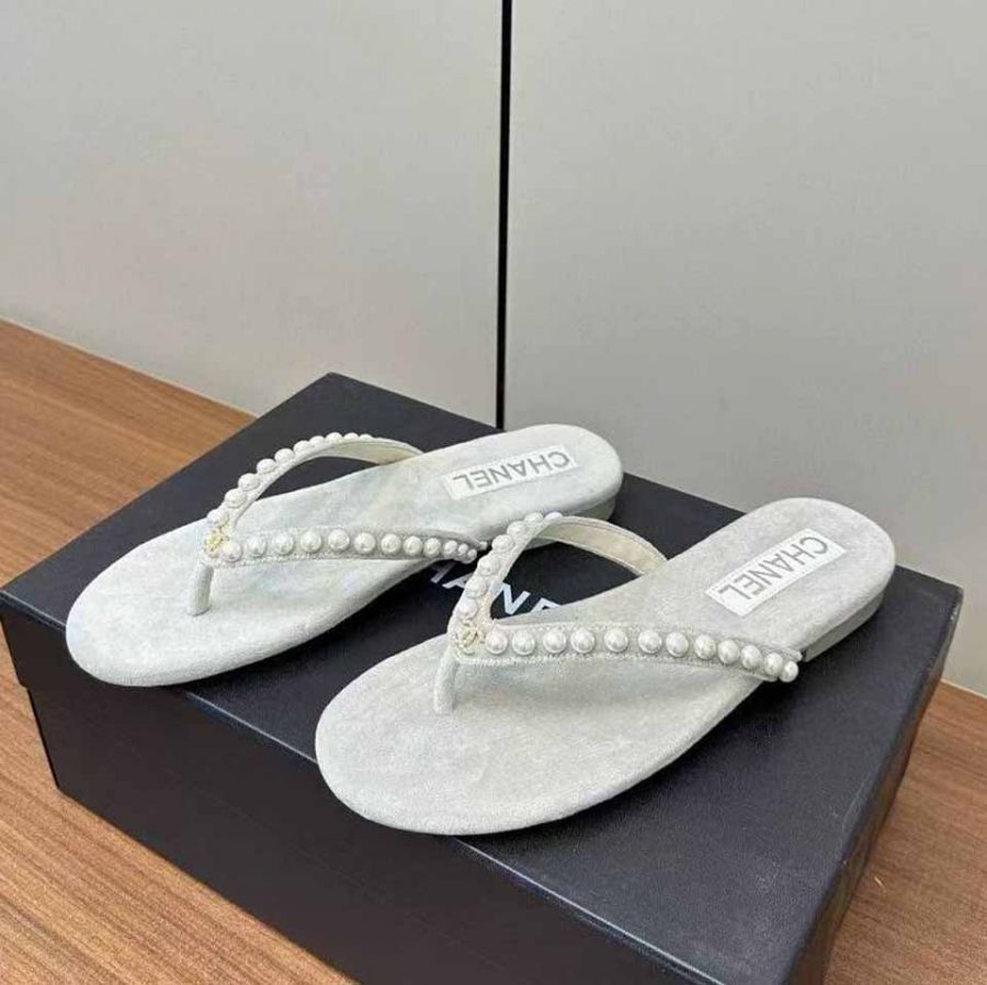 Шлепанцы сланцы CHANEL Premium