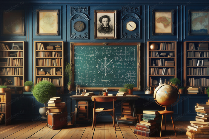 Фон стена "School wall №24"