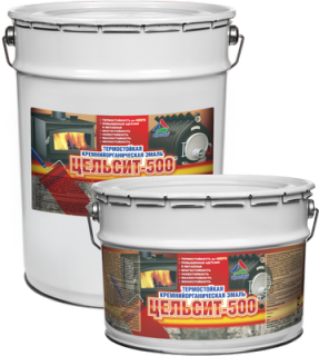 КрасКо Цельсит-500 черный, объем 20 кг.