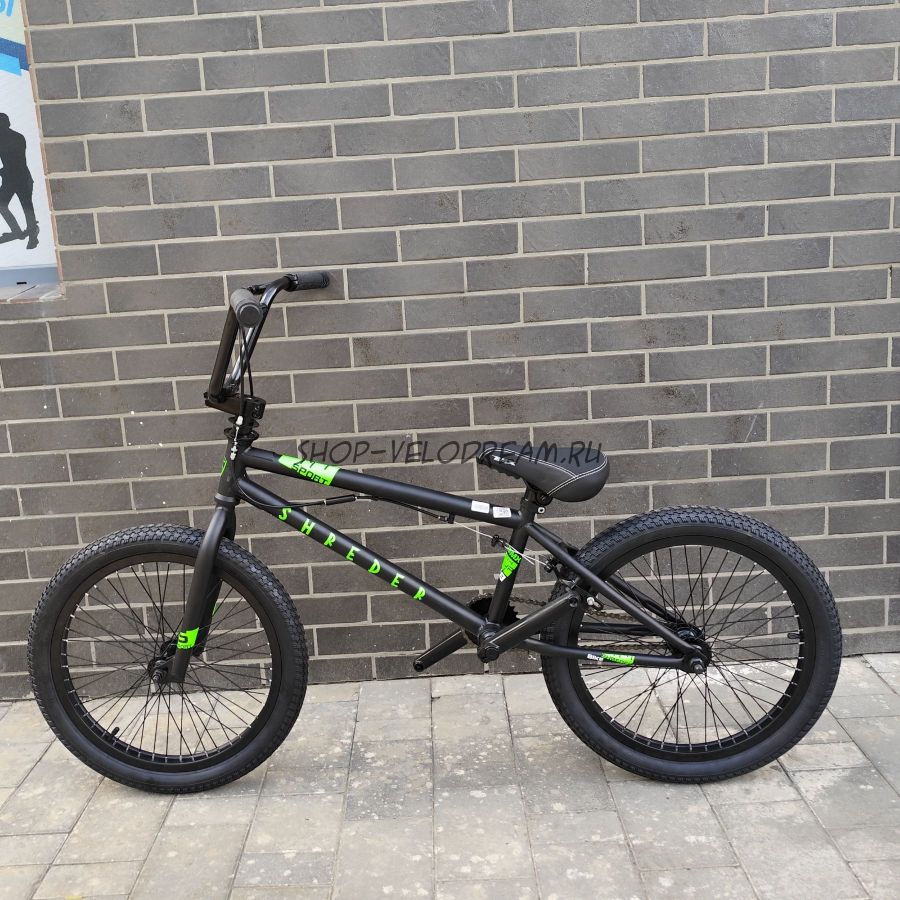 Велосипед BMX 20"  БМХ цвет черный shreder