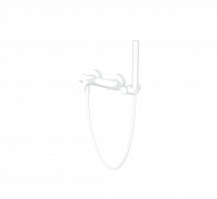 Смеситель внешнего монтажа с душевым комплектом Fima carlo frattini Snap F3114 схема 3