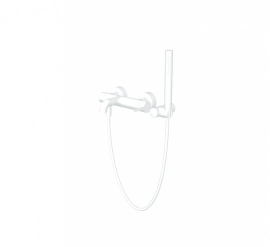 Смеситель внешнего монтажа с душевым комплектом Fima carlo frattini Snap F3114 схема 3