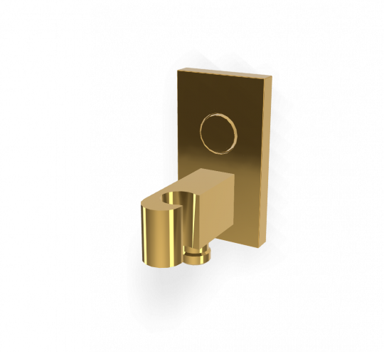 Держатель для душа из латуни с подводом воды 1/2 Fima Сarlo frattini Switch F5924/1 схема 4