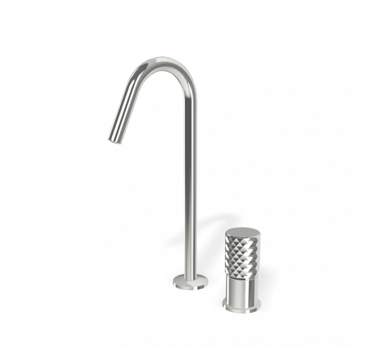 Fima carlo frattini Spillo Tech смеситель для раковины с вращающимся изливом 125мм  F3271TNC схема 14