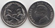 Австралия 5 центов 2025 год UNC