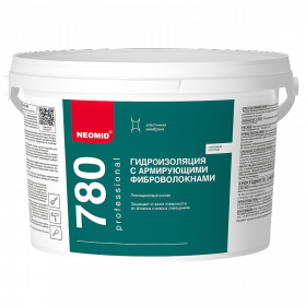 Гидроизоляция Neomid 1.3кг с Армирующими Микроволокнами для Создания Сплошной Бесшовной Гидроизоляции / Неомид