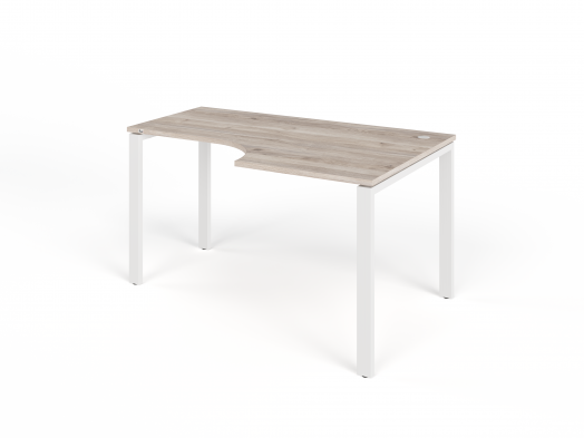 RTD075-MK-140R Стол угловой на металлокаркасе правый 1400х900х750