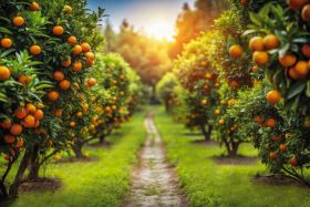 Фон стена "Oranges"
