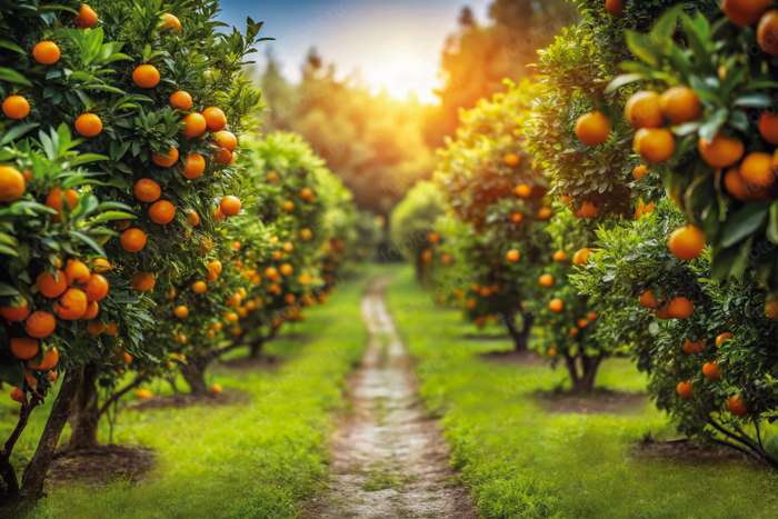 Фон стена "Oranges"