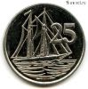 Каймановы острова 25 центов 2005