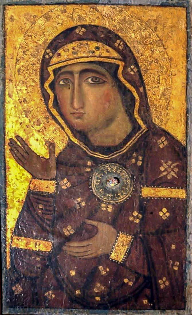 Едесская (Эдесская) икона Божией Матери (рукописная)