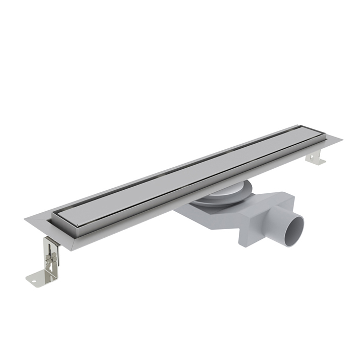 Изображение Трап душевой встраиваемый с решеткой из стали Plumberia Selection PS IN-TILE PST60 6x60