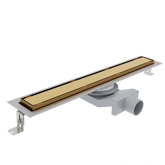 Трап душевой в пол Plumberia Selection PS IN-TILE PST80 комбинированный затвор 6x80 схема 7