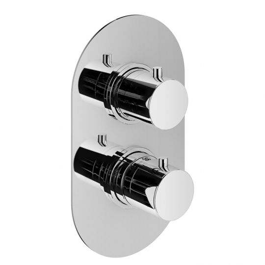 Смеситель термостат встраиваемый Plumberia Selection XOT5050 для душа 3 выхода со встраиваемой частью схема 3