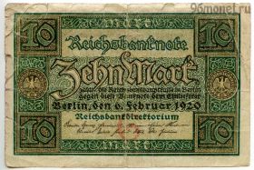 Германия 10 марок 1920