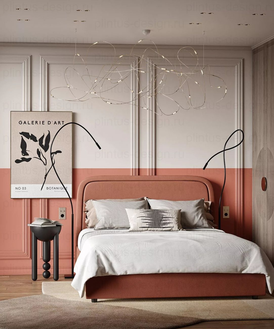 PX032 Cosca плинтус экополимер, 82х13, 2000 мм