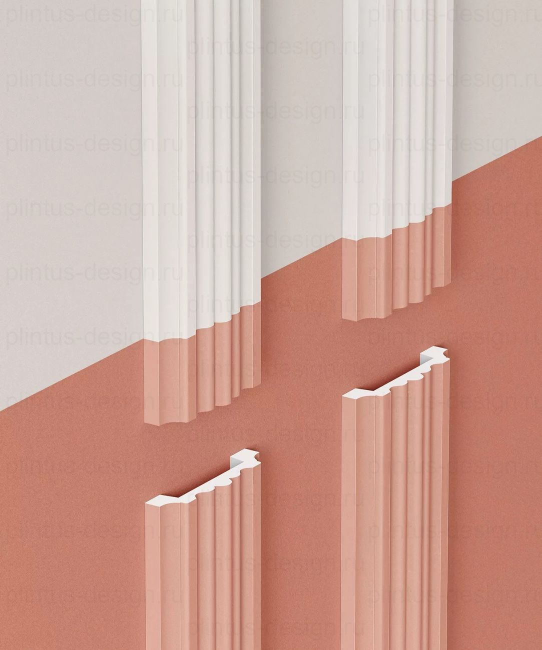 MX021 Молдинг экополимер, 99х23, 2000 мм