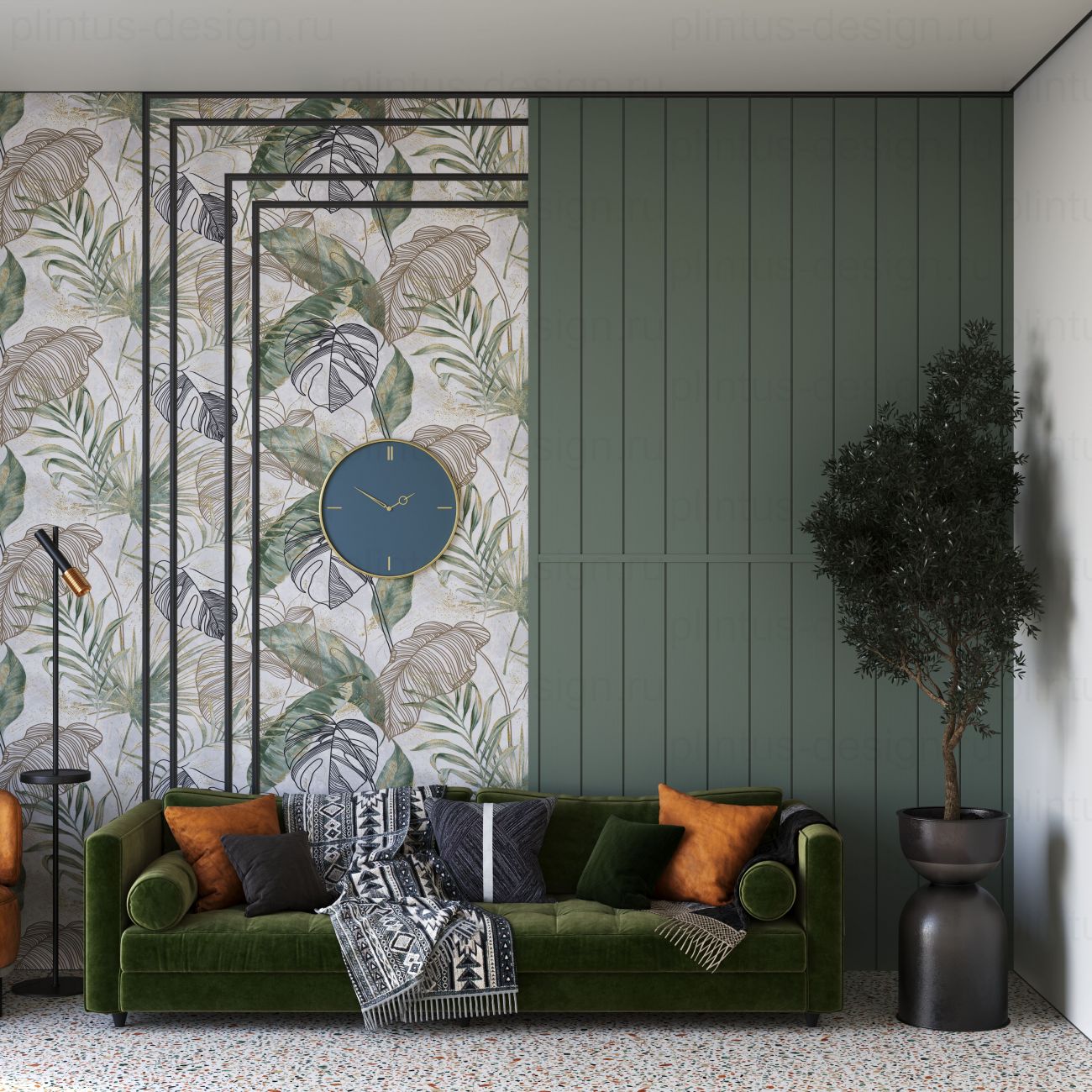 MF002 Молдинг финишный экополимер, 38х12, 2800 мм