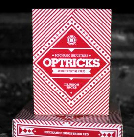 Optricks Deck Animated Playing Cards (Red Edition) by Mechanic Industries