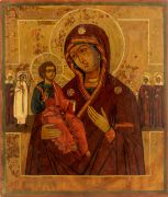 Икона Праворучица Божия Матерь (Печать на дереве)