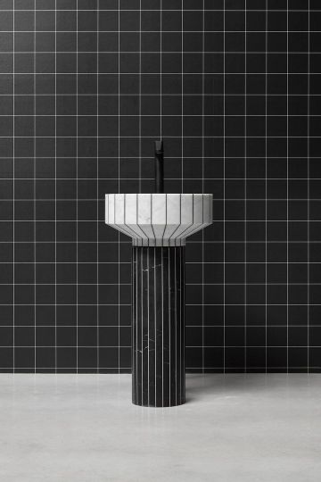 Раковина напольная из мрамора Antonio Lupi Lavabi 024 45х45 см схема 5 Раковина напольная из мрамора Antonio Lupi Lavabi 024 45х45 см схема 5