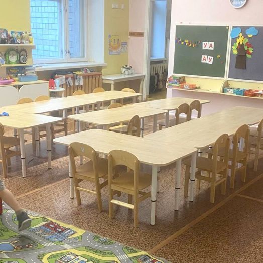 Стул для детского сада нерегулируемый Эко (Зелёный)