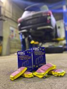 Колодки тормозные передние, EBC Yellow Stuff, для TLC 200, Лексус LX, Тундра