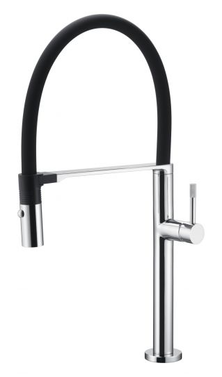 Однорычажный смеситель на горизонтальную поверхность для кухонной мойки Boheme Uno 114 схема 3