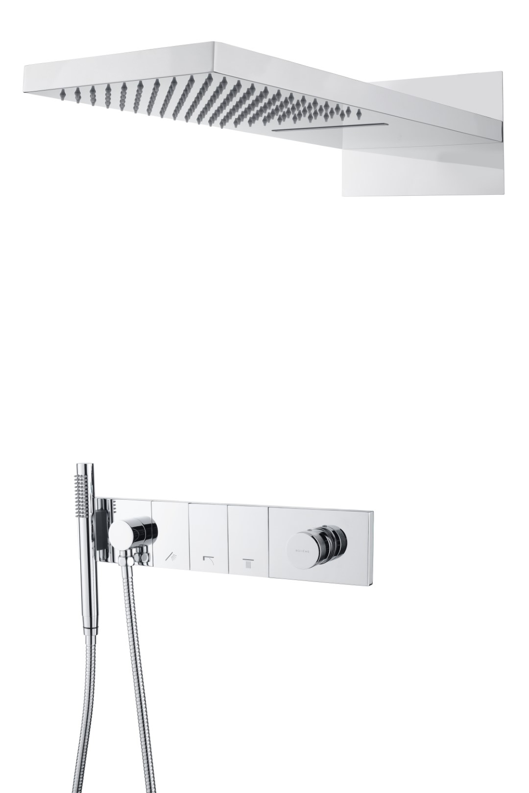 Встроенная душевая система 55х45х110 см Boheme ZODIAC 132 цена от 135 987 ₽ Фото Встроенная душевая система 55х45х110 см Boheme ZODIAC 132