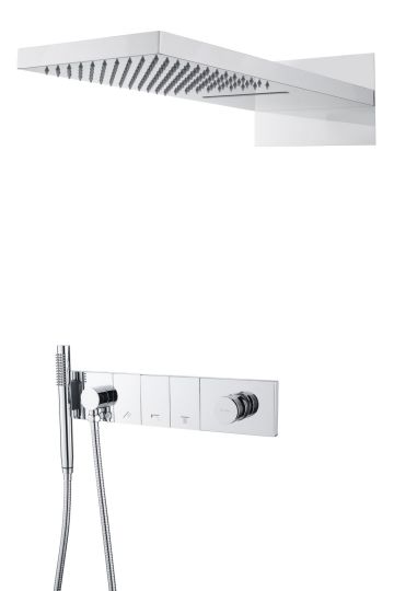 Встроенная душевая система 55х45х110 см Boheme ZODIAC 132 схема 2