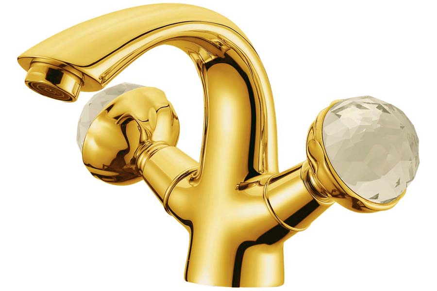 Вентильный смеситель на горизонтальную поверхность для раковины Boheme Imperiale Presente 331