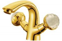 Вентильный смеситель на горизонтальную поверхность для раковины Boheme Imperiale Presente 331 схема 1