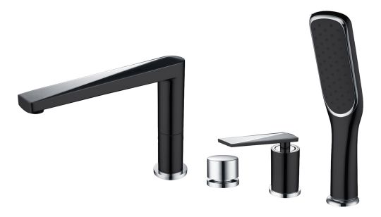 Однорычажный встраиваемый смеситель для ванны Boheme Venturo 370 схема 2