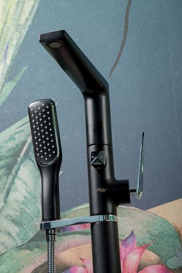 Однорычажный встраиваемый смеситель для ванны Boheme Venturo 370 схема 3