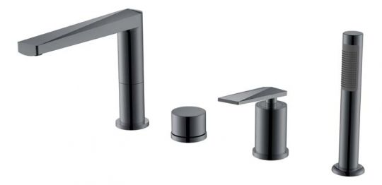 Однорычажный встраиваемый смеситель для ванны Boheme Venturo 370 схема 4