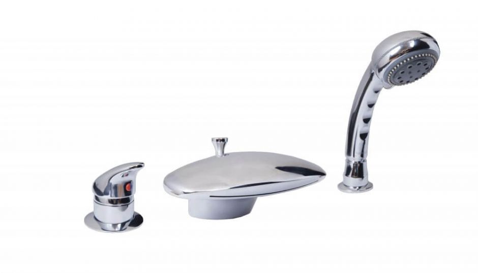 Изображение Однорычажный смеситель на горизонтальную поверхность для ванны Boheme  389