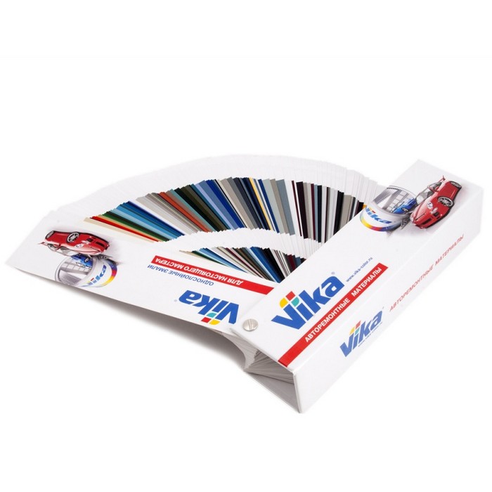 Vika (Вика) Веер-каталог цветовой, однослойные эмали, версия 20/21