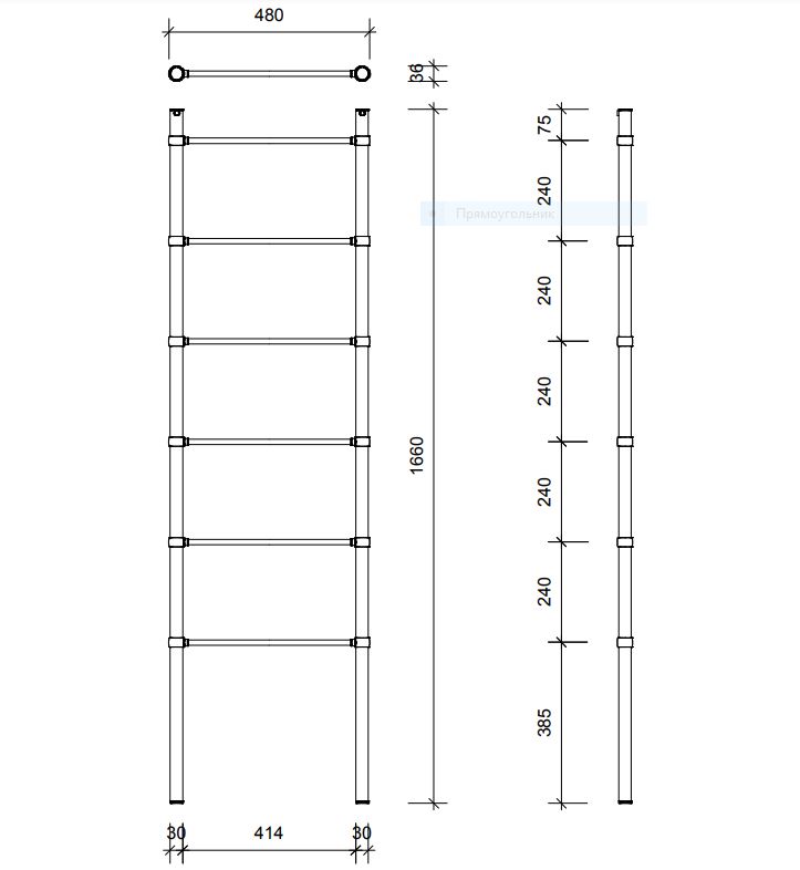 Полотенцедержатель лестница Decor Walther HTL 05009 ФОТО