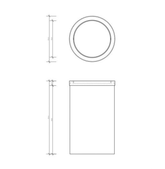 Урна для туалета Decor Walther DW 06060 схема 2