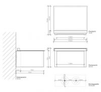 Бокс для ванной комнаты Decor Walther Corner 08014 схема 2